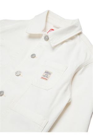 giacca in cotone bianco DIESEL KIDS | J02546KXBRZK141